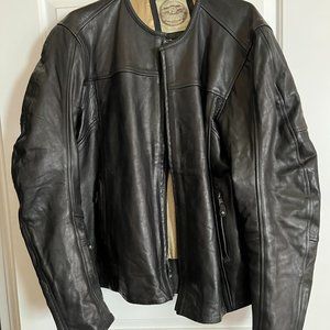 Roland Sands Design Barfly Black Leather Motorcycle Jacket RSD
